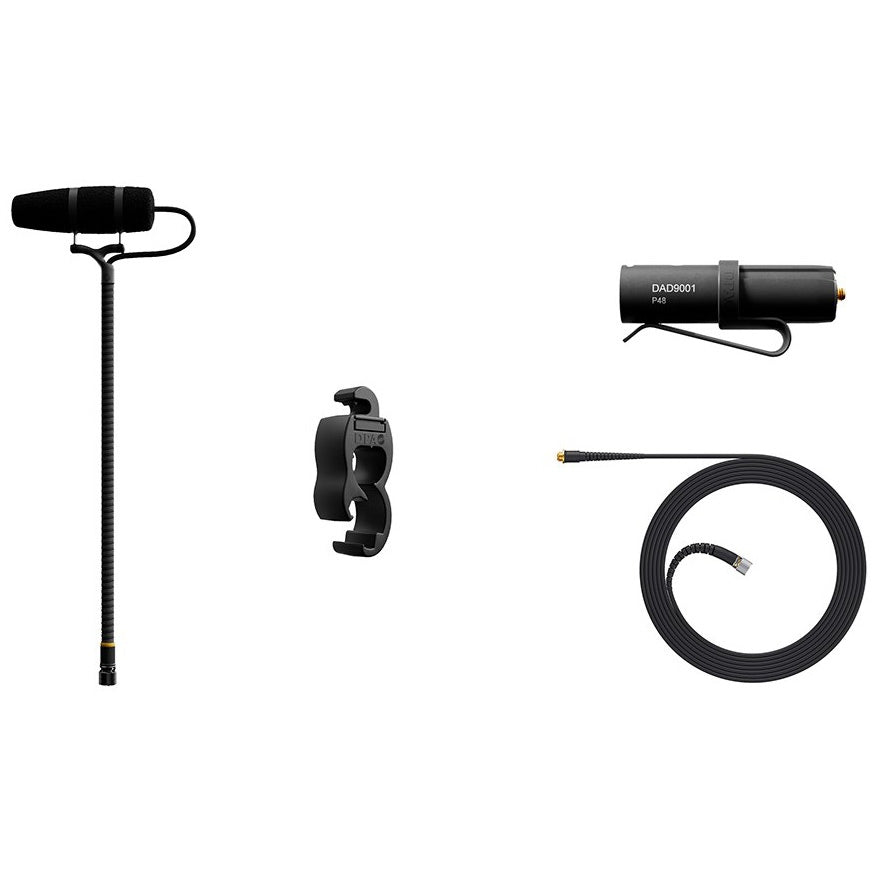 DPA 4099 CORE+ Instrument Microphone for Extreme SPL with Clip for Drum