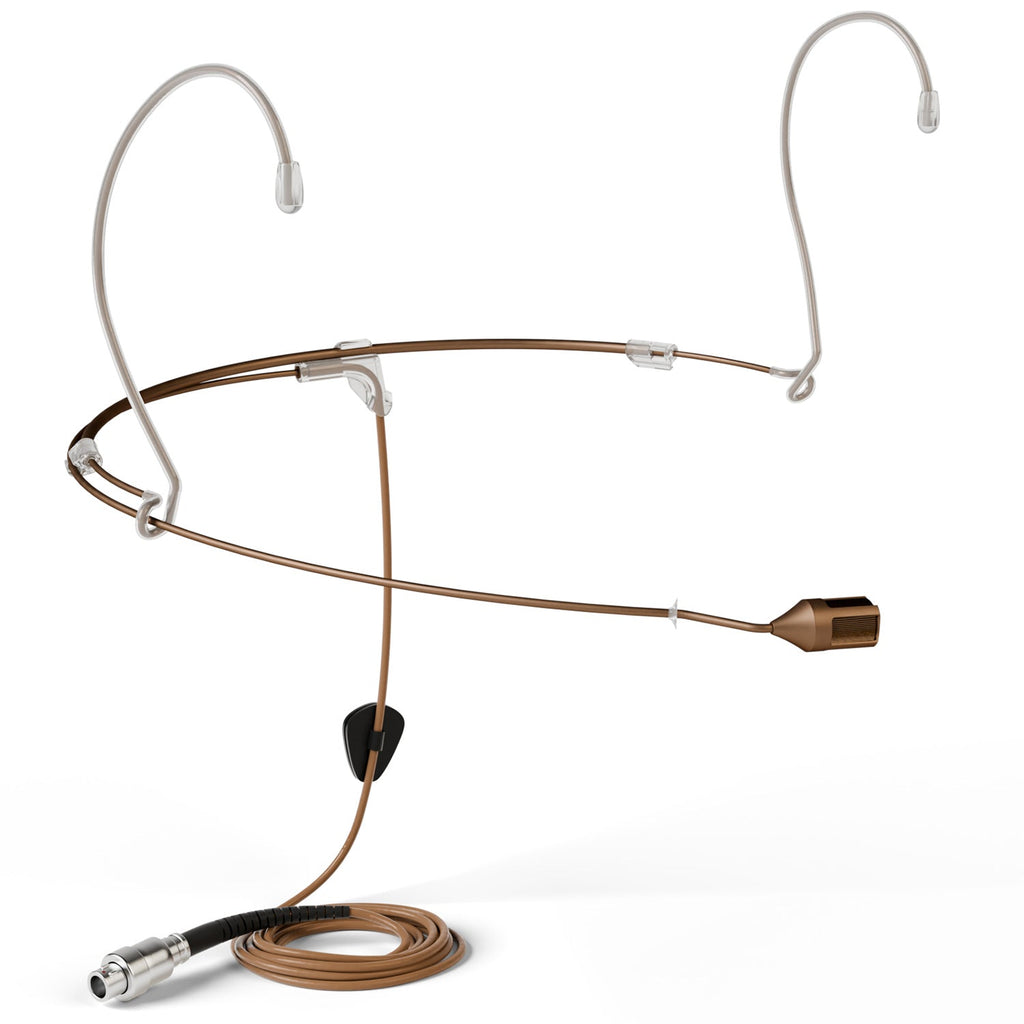 DPA 6388 CORE+ Directional Headset Microphone - Brown, 3-pin LEMO, Sma ...