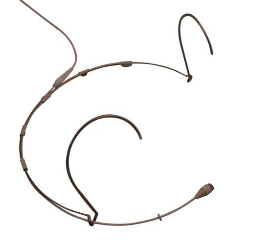 DPA 4088 Directional Headset Microphone with a Microdot Connector - Brown