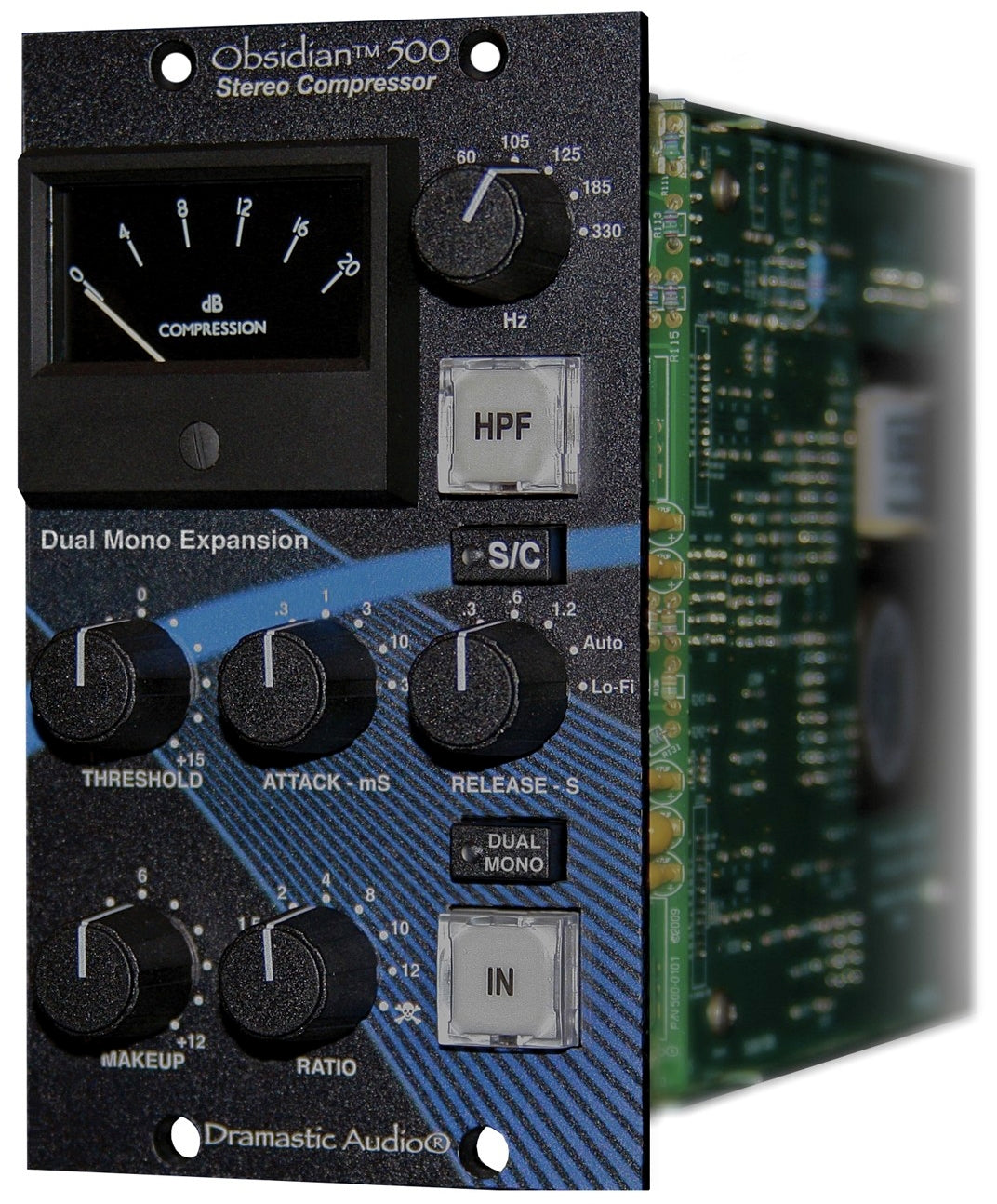 Dramastic Audio Obsidian 500 Series Dual Mono Expansion