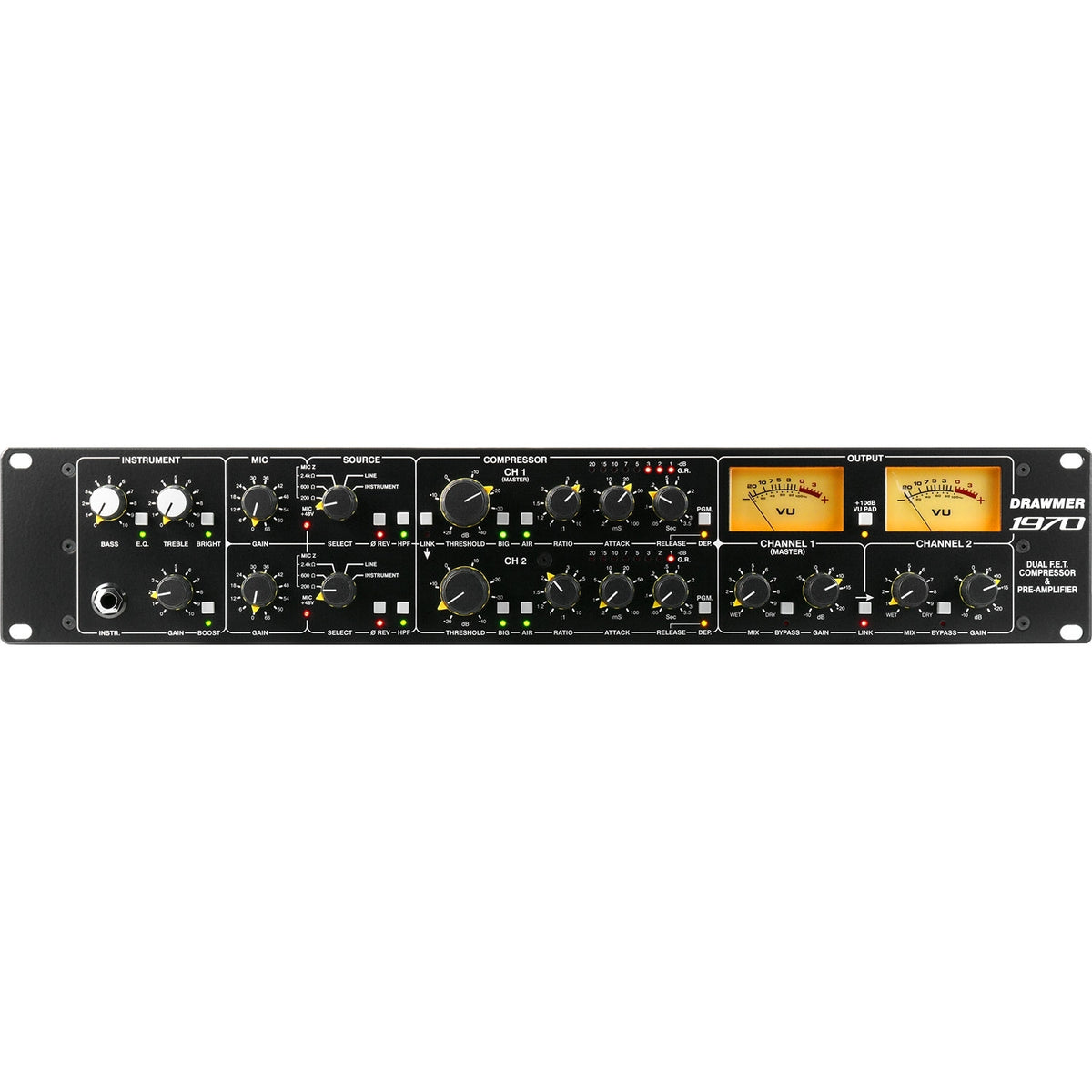 Drawmer 1970 Dual FET Compressor and Preamplifier
