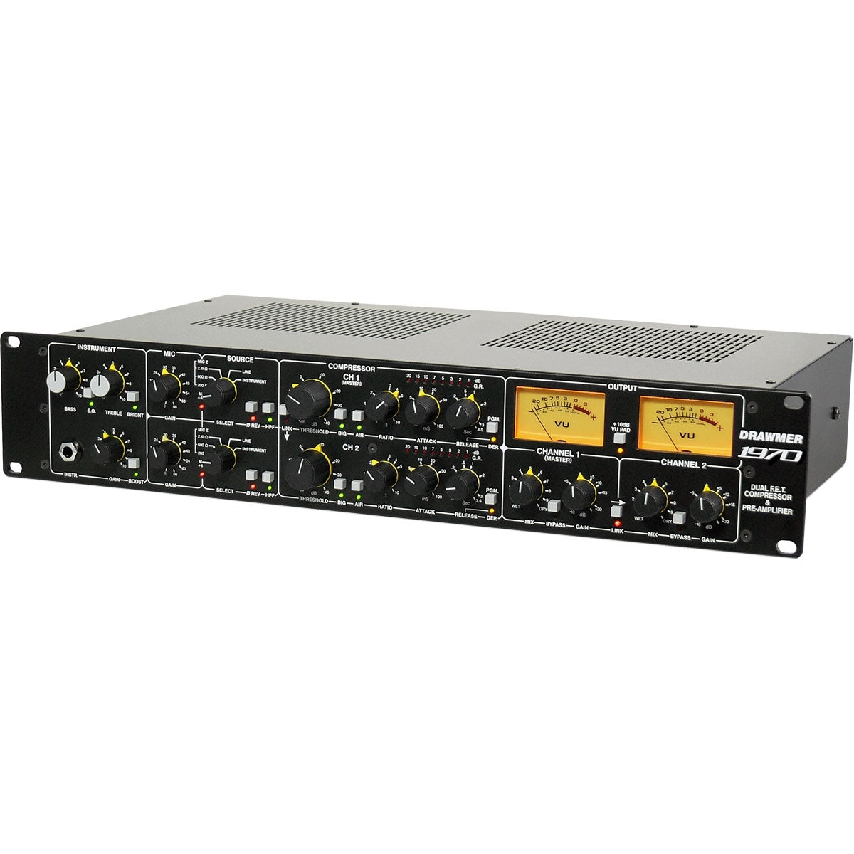 Drawmer 1970 Dual FET Compressor and Preamplifier