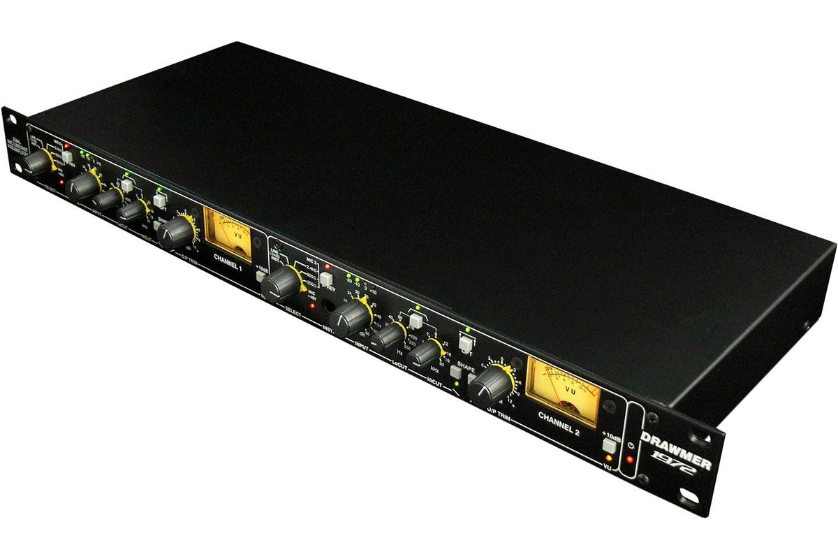 Drawmer 1972 2-Channel Dual Microphone/Line/Instrument Preamplifier