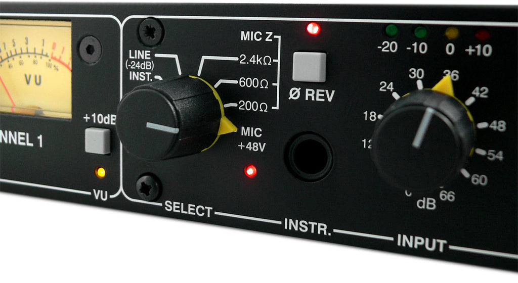 Drawmer 1972 2-Channel Dual Microphone/Line/Instrument Preamplifier