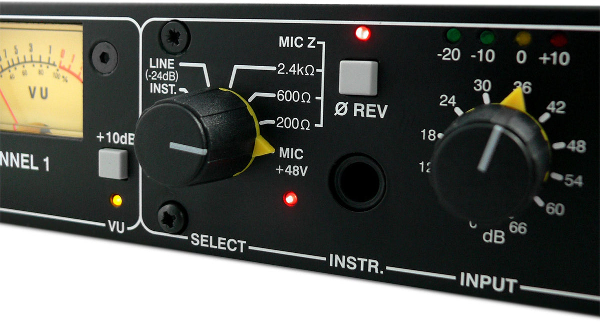 Drawmer 1972 2-Channel Dual Microphone/Line/Instrument Preamplifier