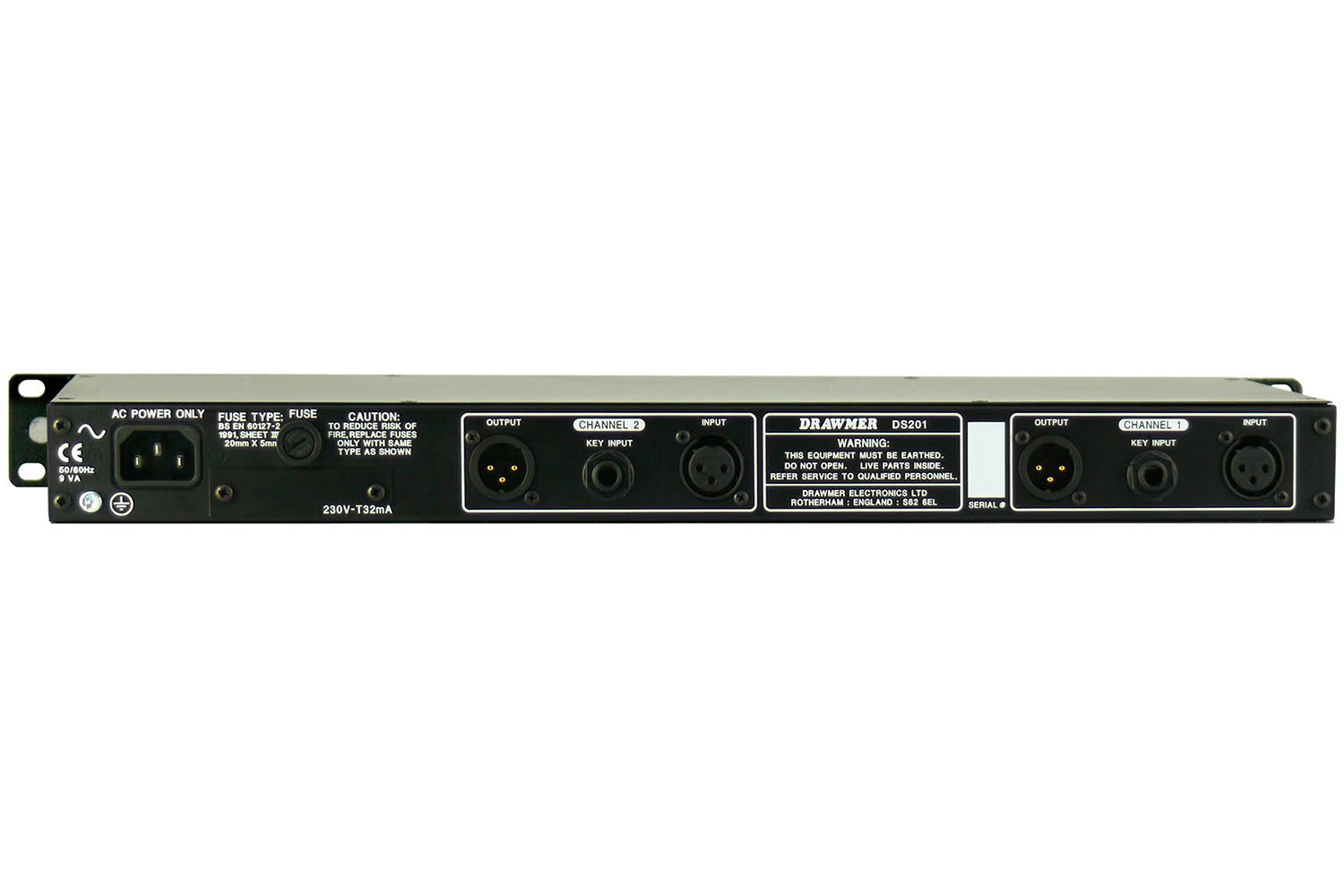 Drawmer DS201 Dual-Channel Noise Gate – Vintage King