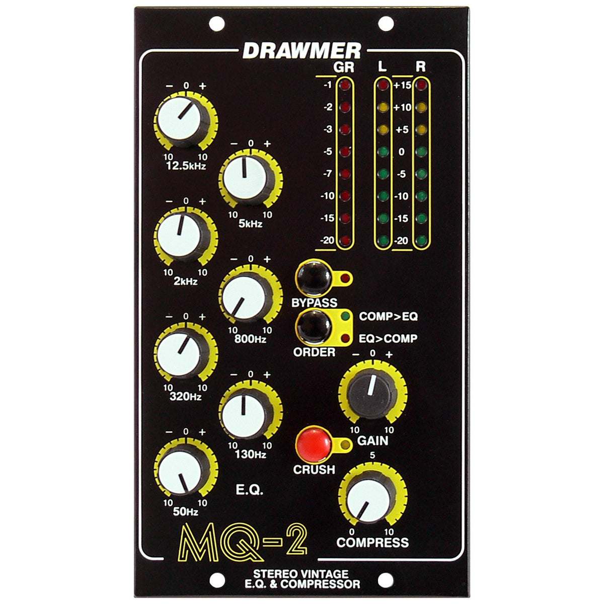 Drawmer MQ-2 500 Series Stereo 7-Band Equalizer (Demo Deal)