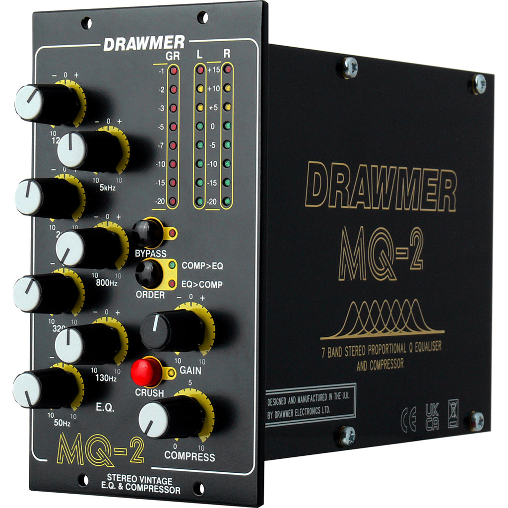 Drawmer MQ-2 500 Series Stereo 7-Band Equalizer