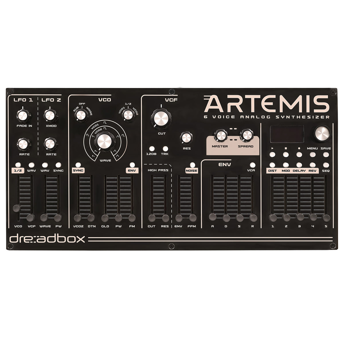 Dreadbox Artemis 6-Voice Desktop Analog Polyphonic Synthesizer