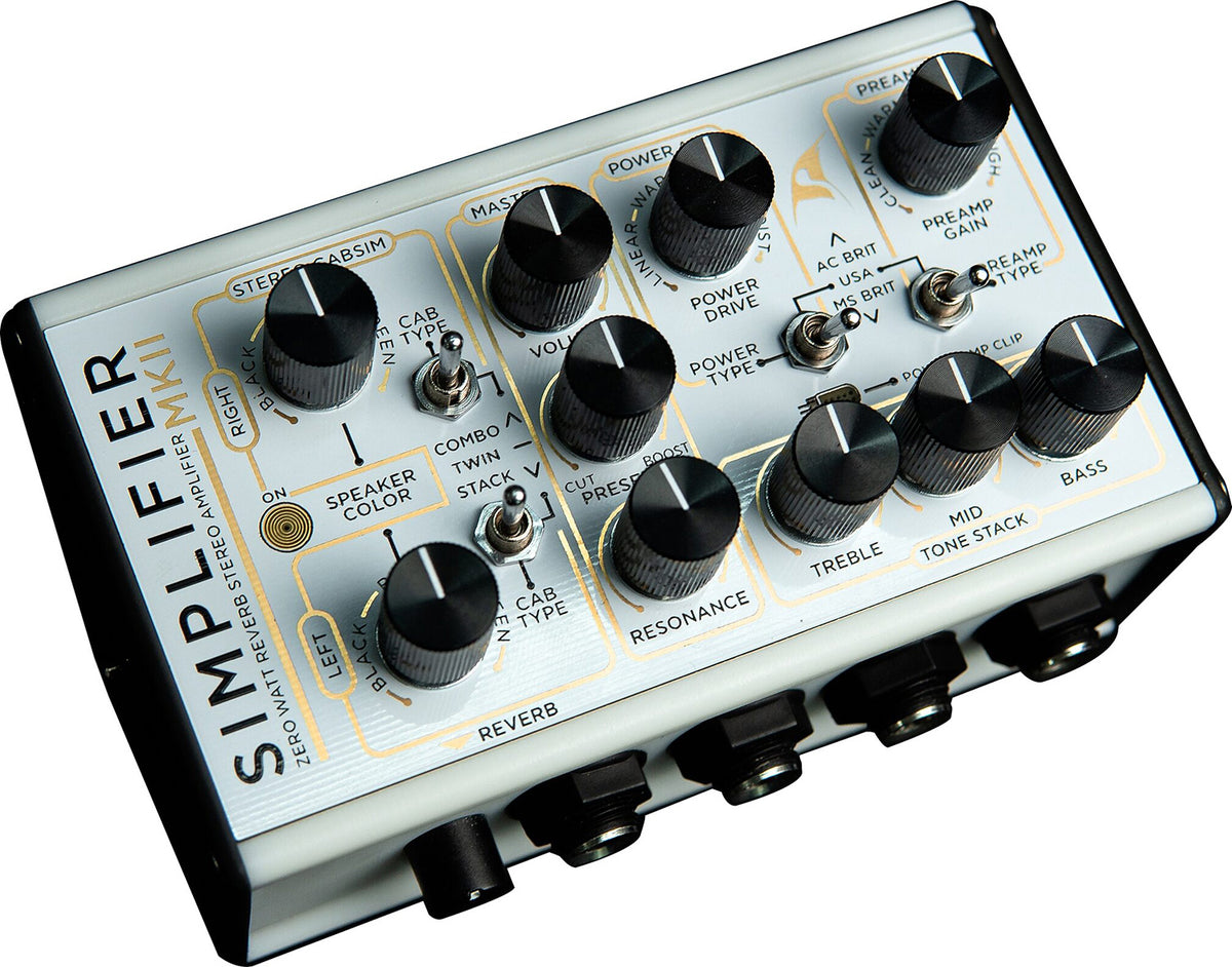 DSM & Humboldt Simplifier MKII Zero Watt Amplifier and Cab Sim Pedal