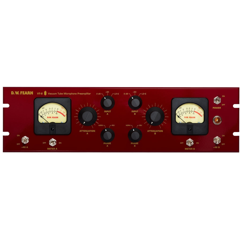 D.W. Fearn VT-2 Dual-Channel Tube Microphone Preamp