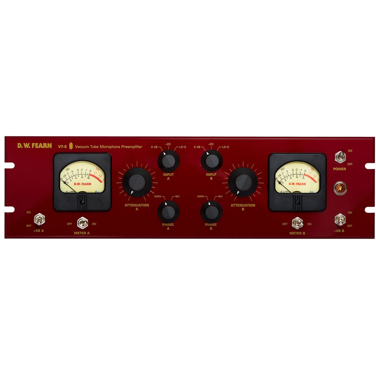 D.W. Fearn VT-2 Dual-Channel Tube Microphone Preamp