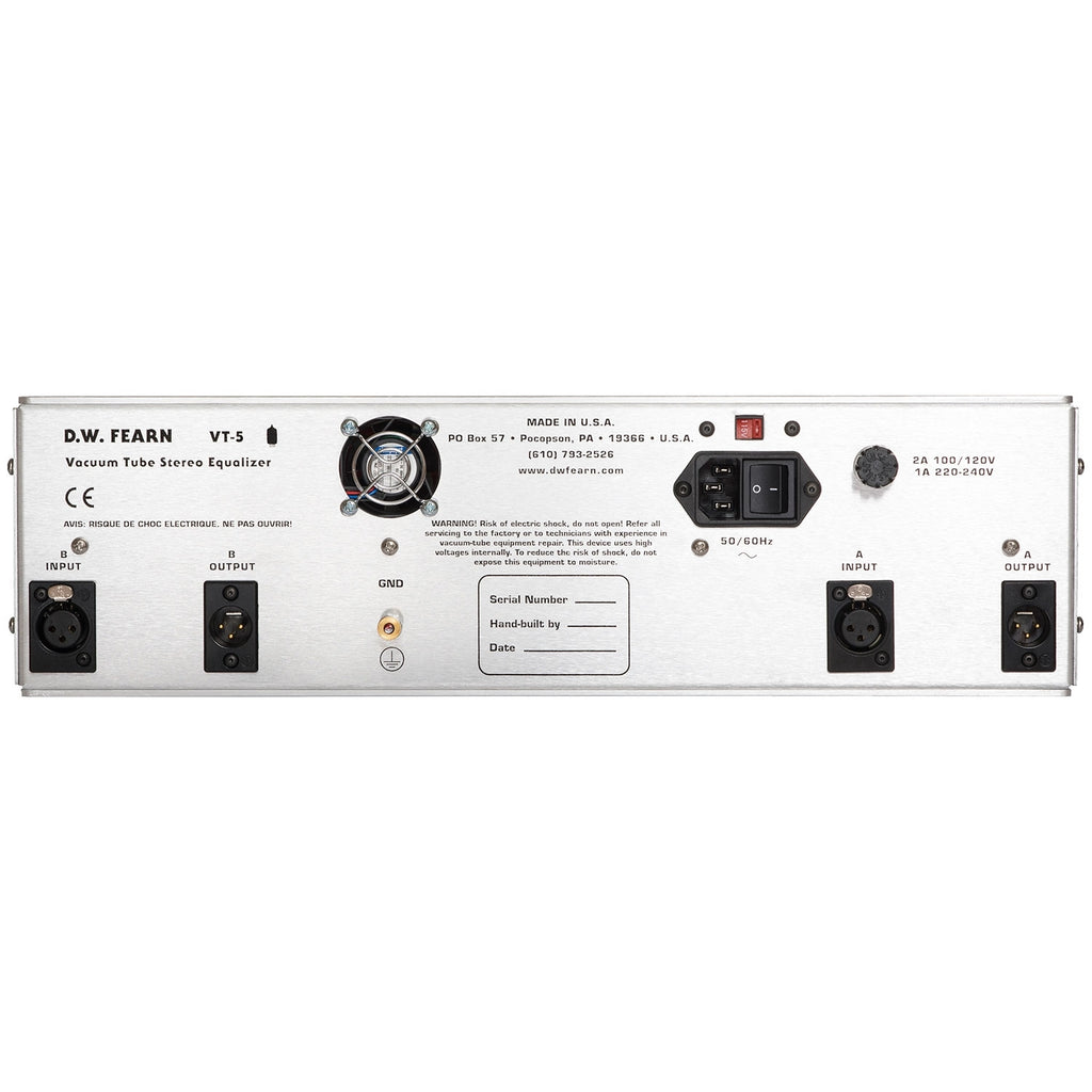 D.W. Fearn VT-5 Dual-Channel Tube Equalizer