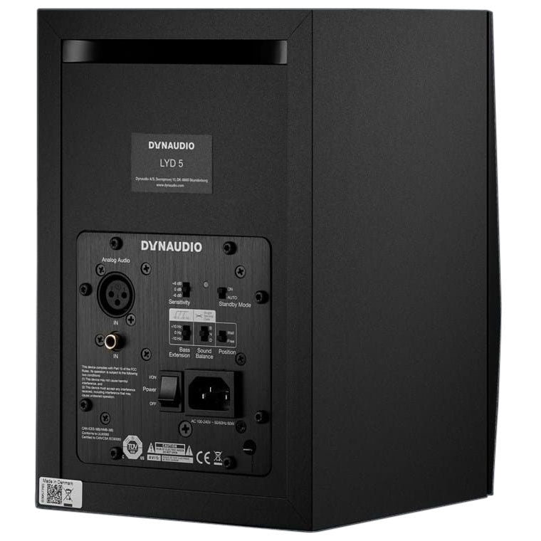 Dynaudio LYD 5B 5" Monitor - Single, Black