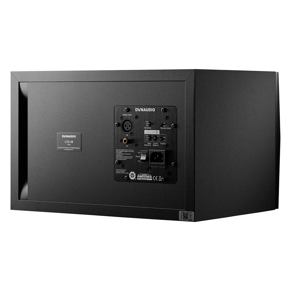 Dynaudio LYD 48 3-Way Monitor - Right - Black