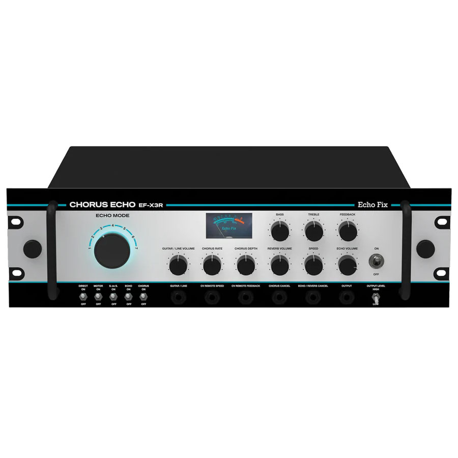 Echo Fix EF-X3R Tape Echo with BBD Analog Chorus & Spring Reverb - Silver