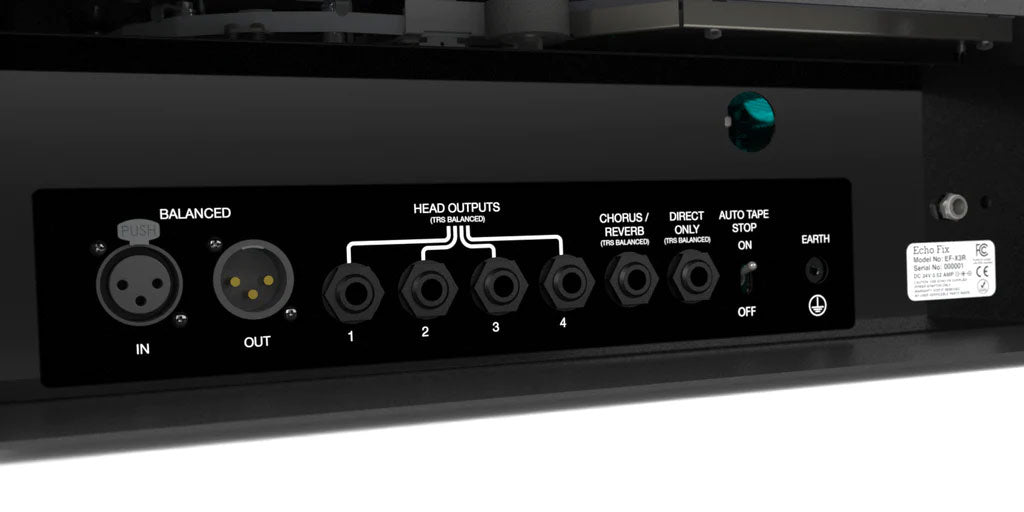 Echo Fix EF-X3R Tape Echo with BBD Analog Chorus & Spring Reverb - Silver