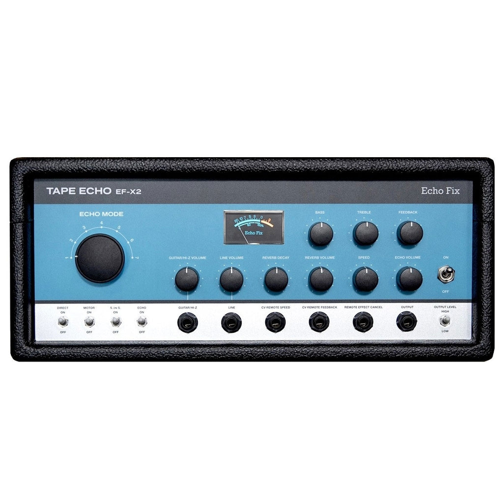 Echo Fix EF-X2 Tape Echo with Spring Reverb and DSP Reverb/Chorus - Blue