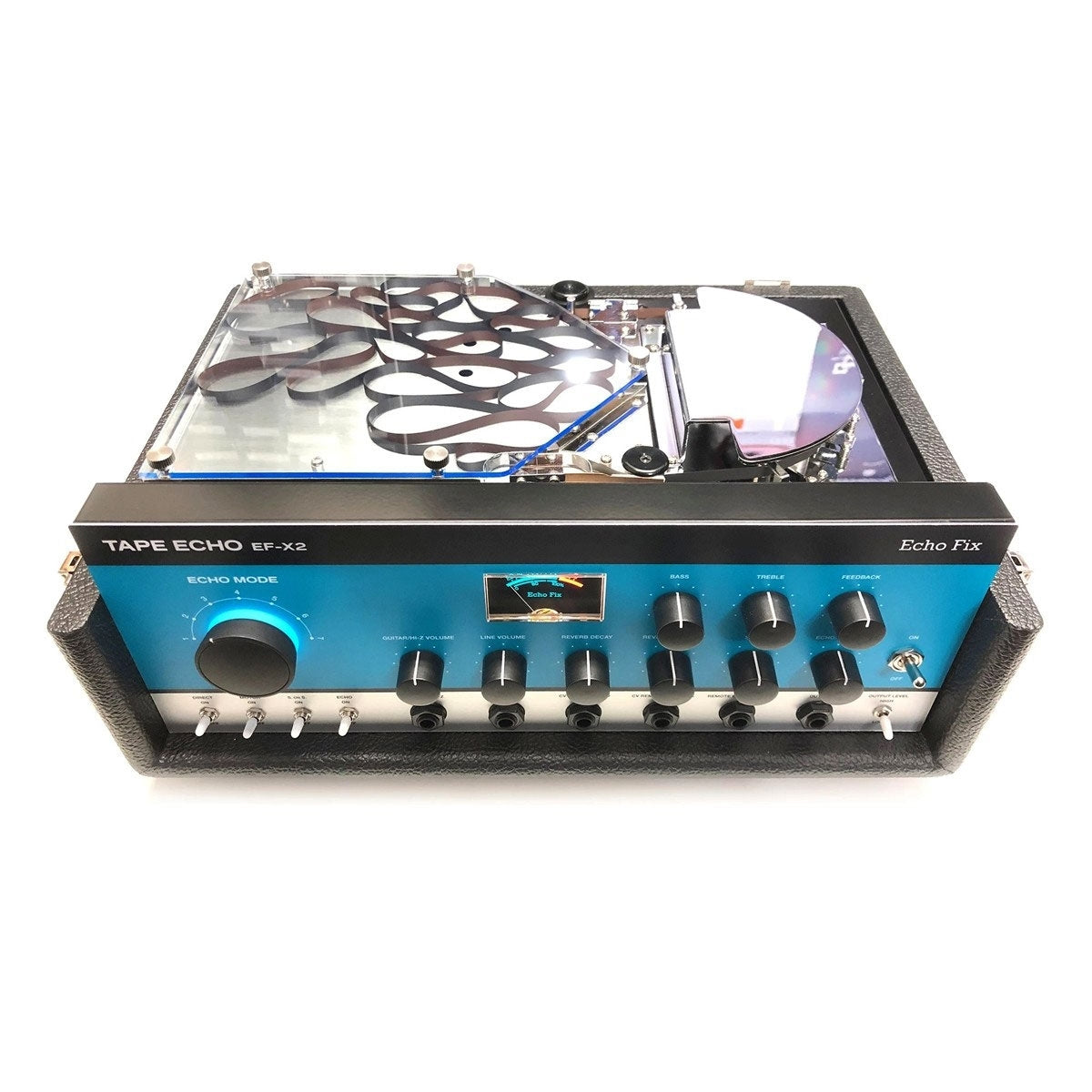 Echo Fix EF-X2 Tape Echo with Spring Reverb and DSP Reverb/Chorus - Blue
