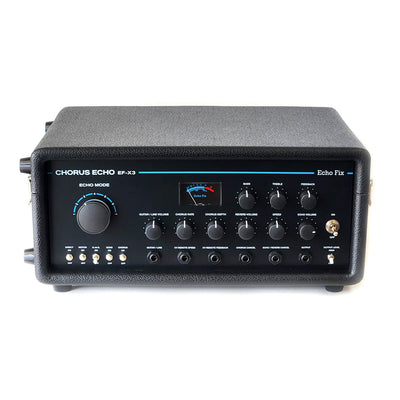 Echo Fix EF-X3 Desktop Tape Echo with BBD Chorus & Spring Reverb - Black with Tolex
