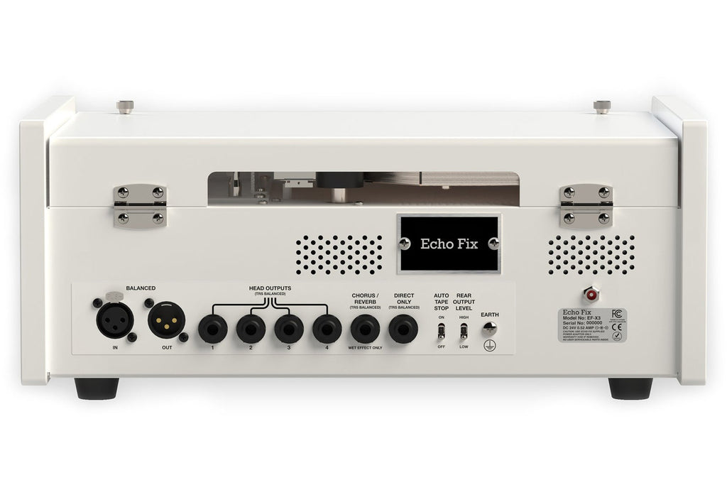 Echo Fix EF-X3 Desktop Tape Echo with BBD Chorus/Reverb - White on White