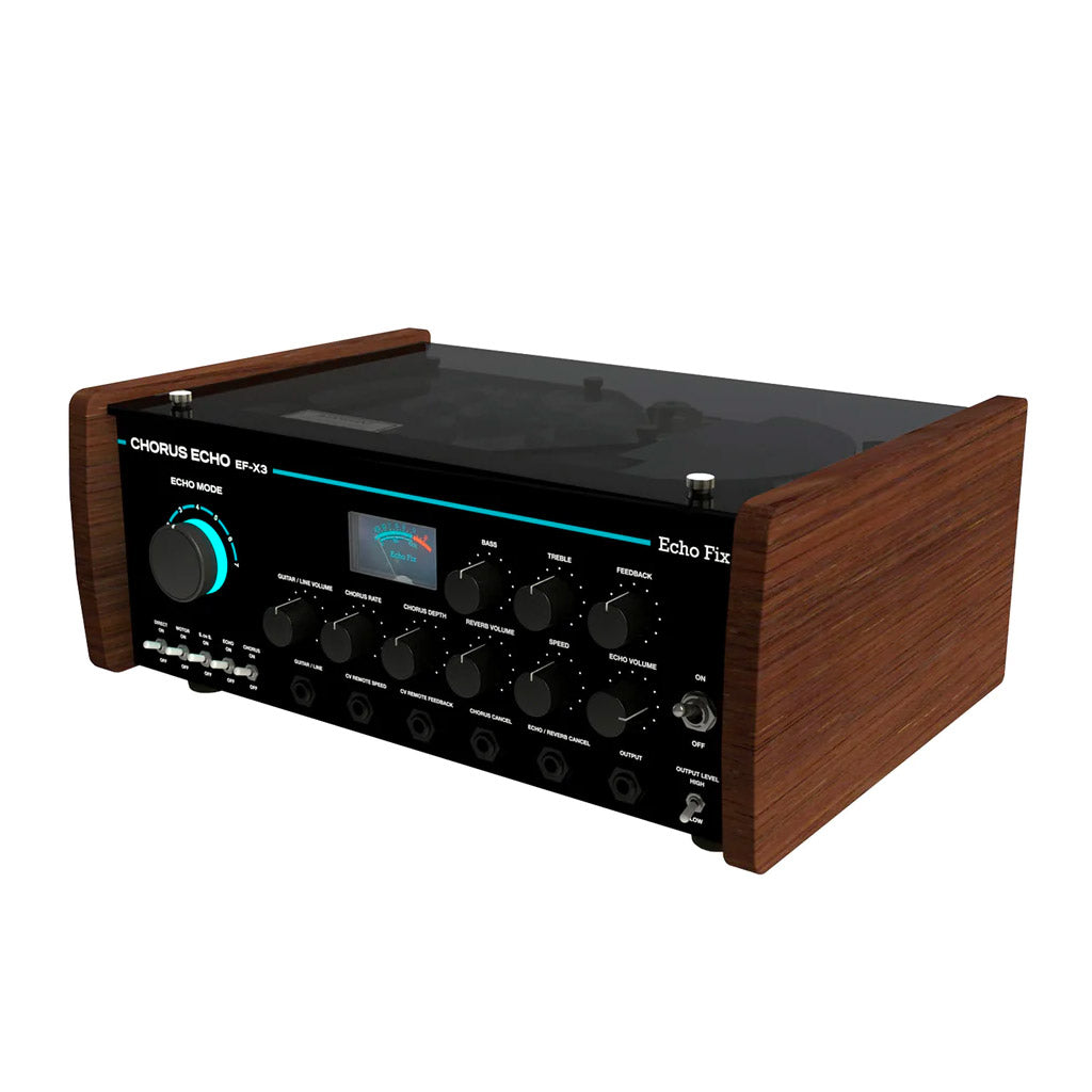 Echo Fix EF-X3 Desktop Tape Echo with BBD Analog Chorus & Spring Reverb - Black