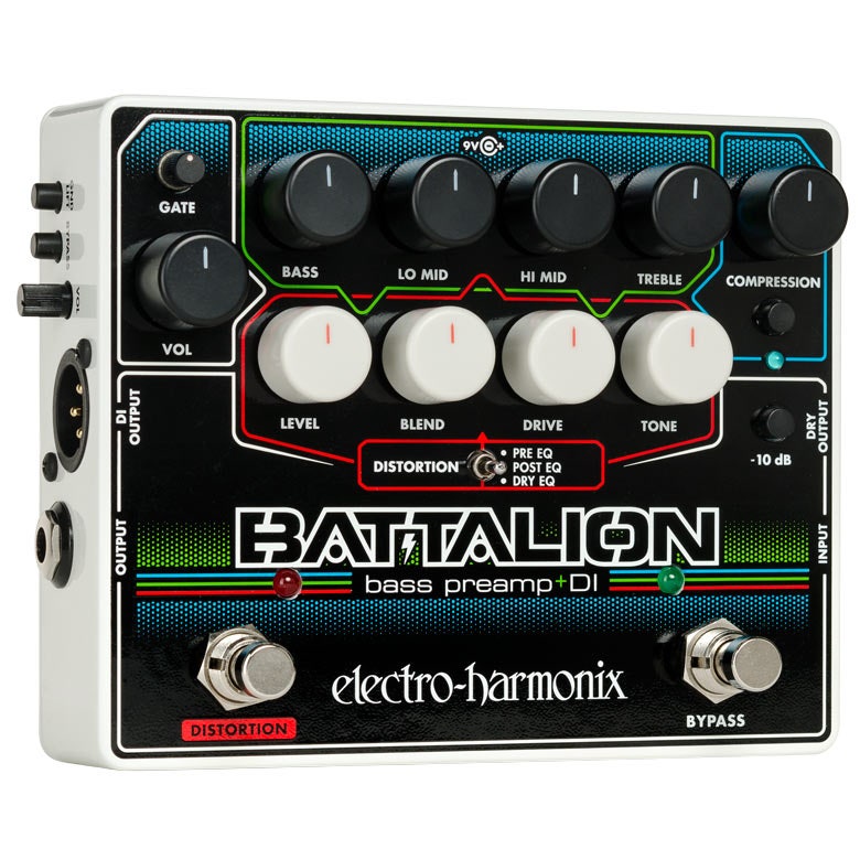 Electro-Harmonix Battalion Bass Preamp and DI Pedal