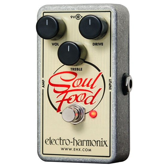 Electro-Harmonix Soul Food Transparent Distortion/Fuzz/Overdrive Pedal