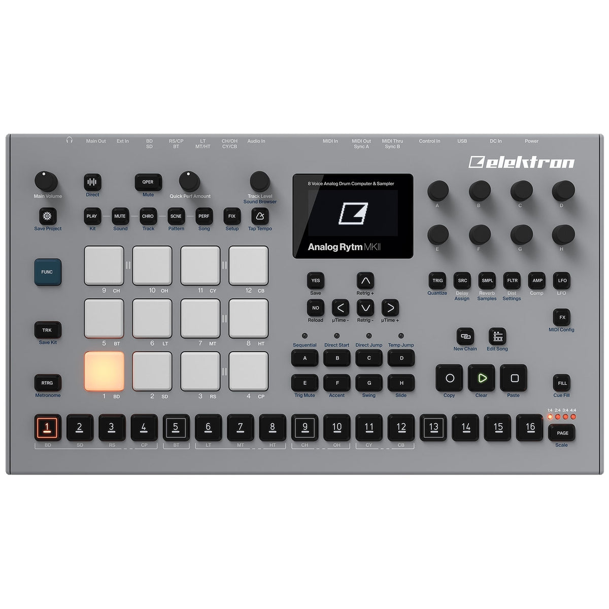 Elektron Analog Rytm MKII - Gray