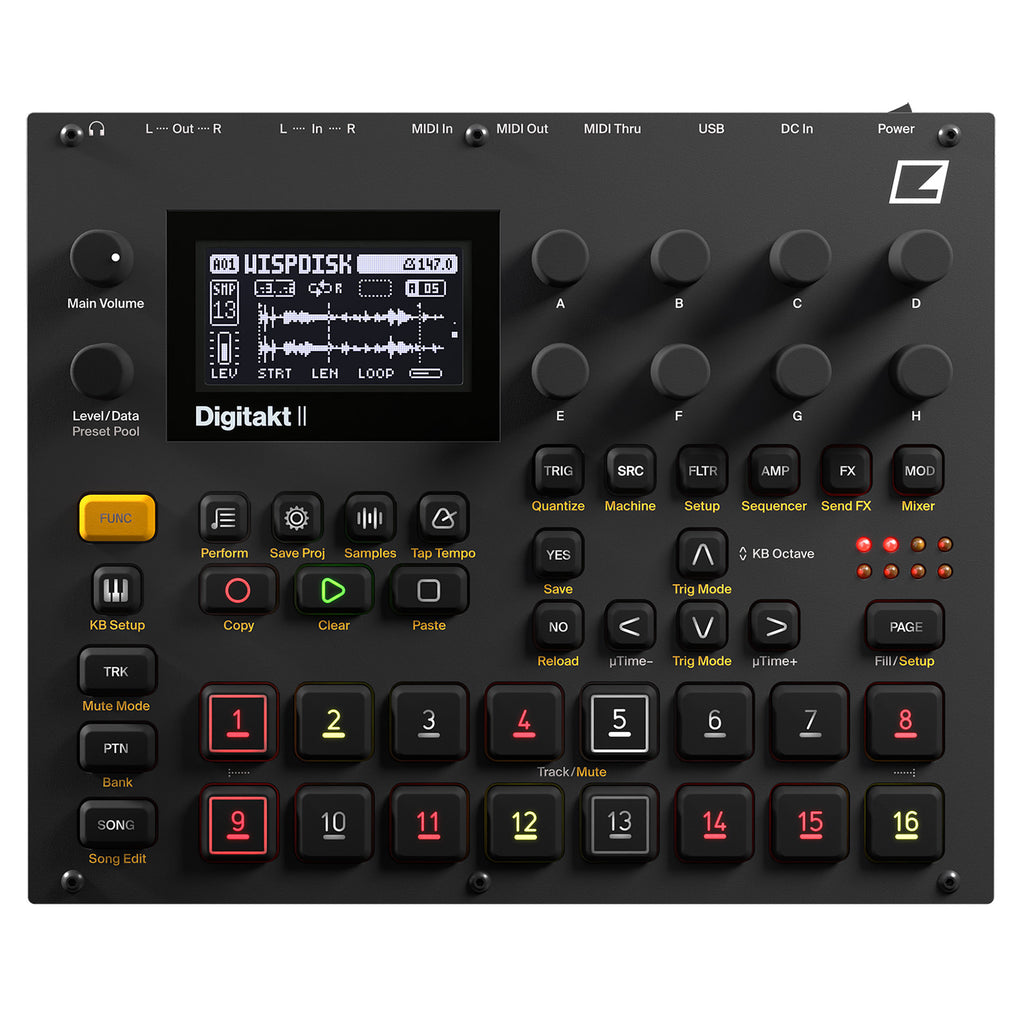 Elektron Digitakt II Drum Machine and Stereo Sampler