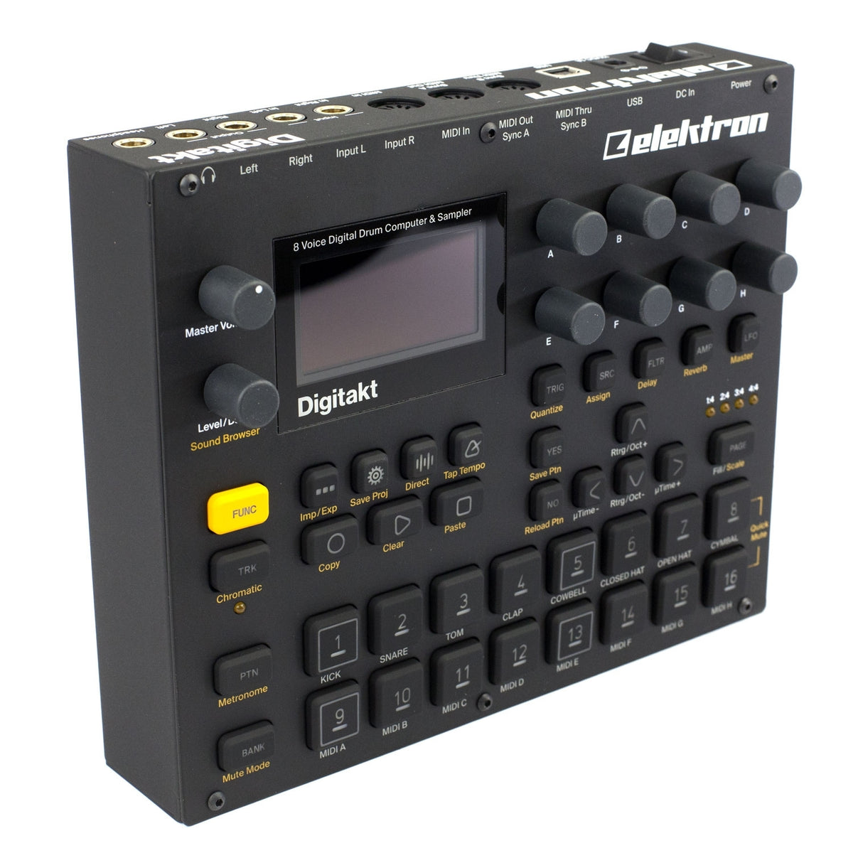 Elektron Digitakt 8-Voice Drum Machine and Sampler