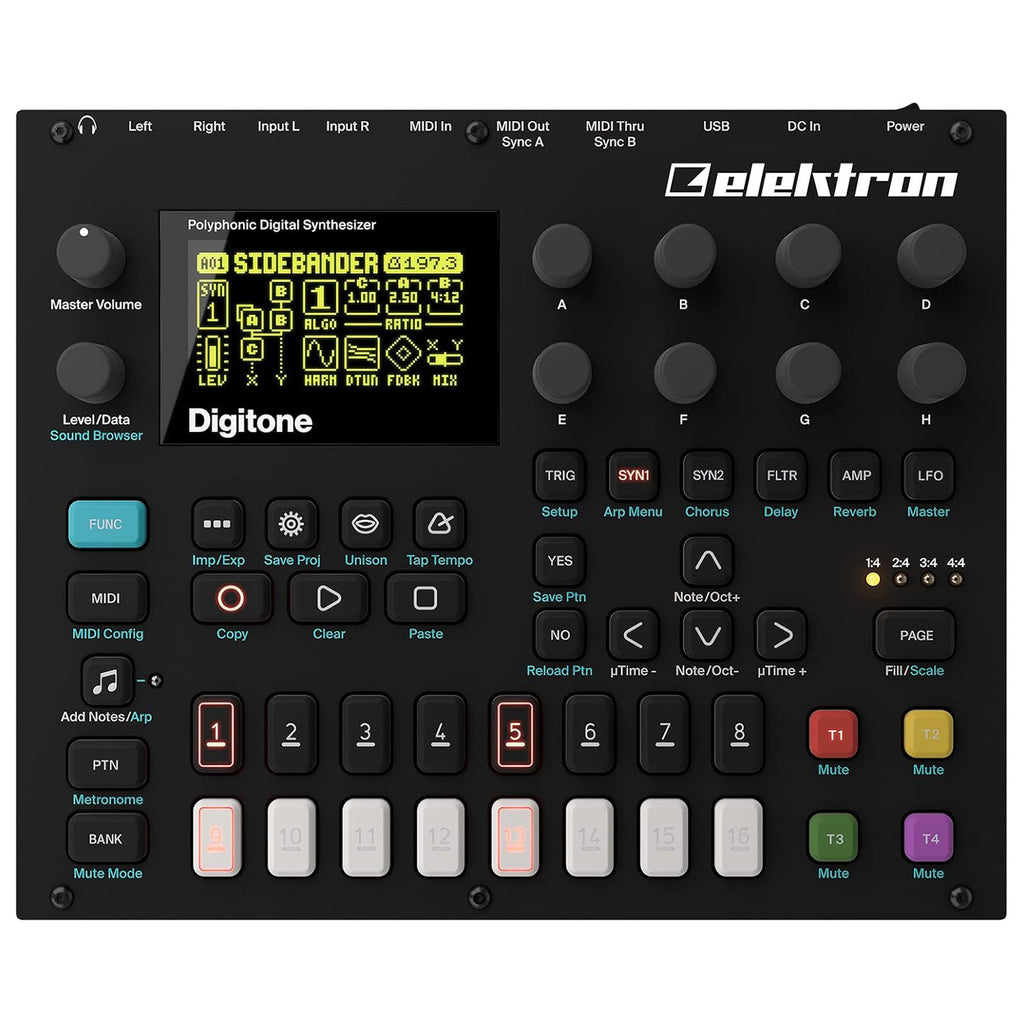 Elektron Digitone 8-Voice Polyphonic Digital Synthesizer with Sequencer
