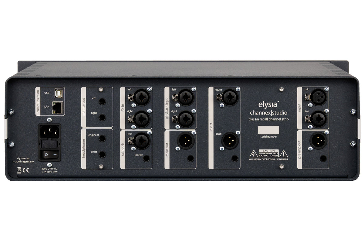 elysia channex | studio Channel Strip