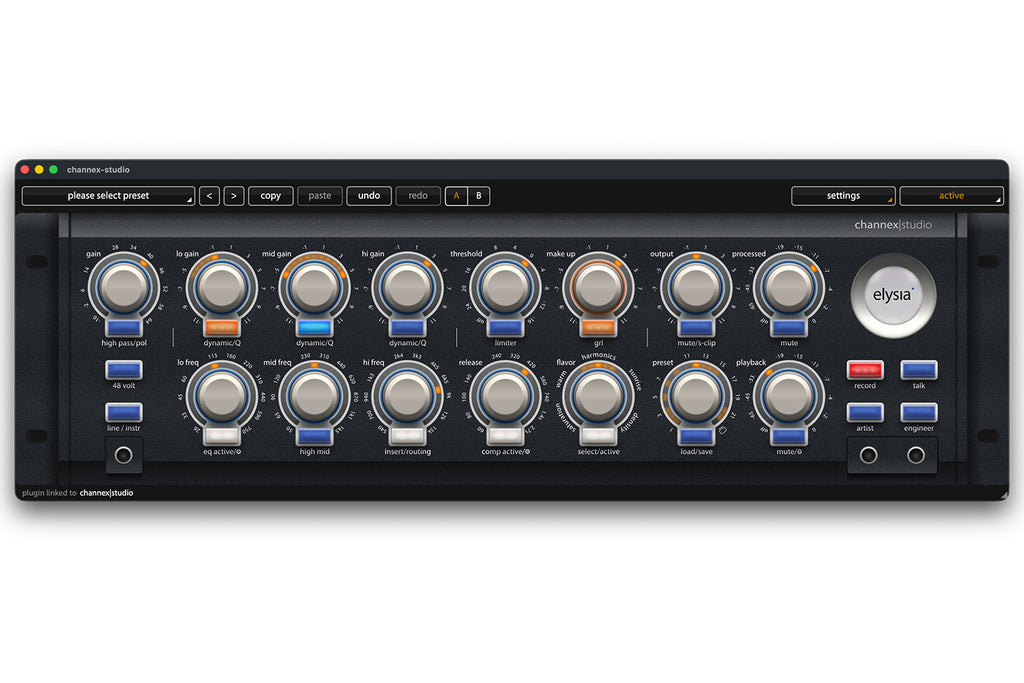 elysia channex | studio Channel Strip