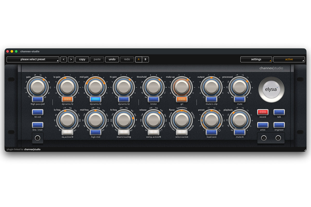 elysia channex | studio Channel Strip