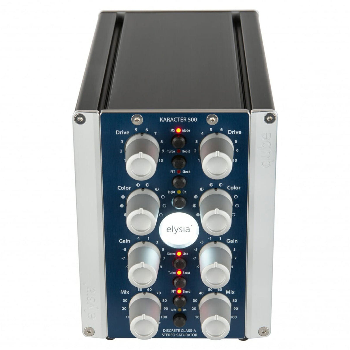 elysia karacter qube 500 Series Saturator with Desktop Chassis