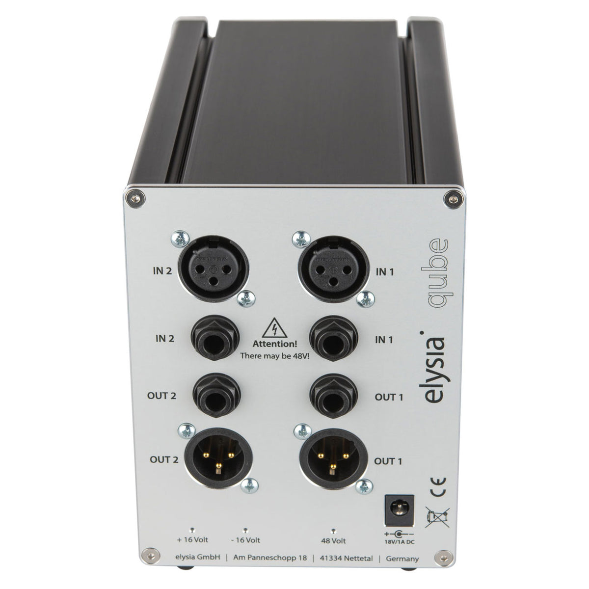 elysia karacter qube 500 Series Saturator with Desktop Chassis