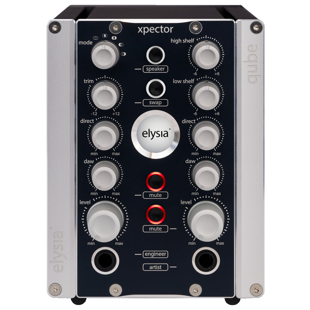elysia xpector Qube 500 Series Headphone Amp with Desktop Chassis