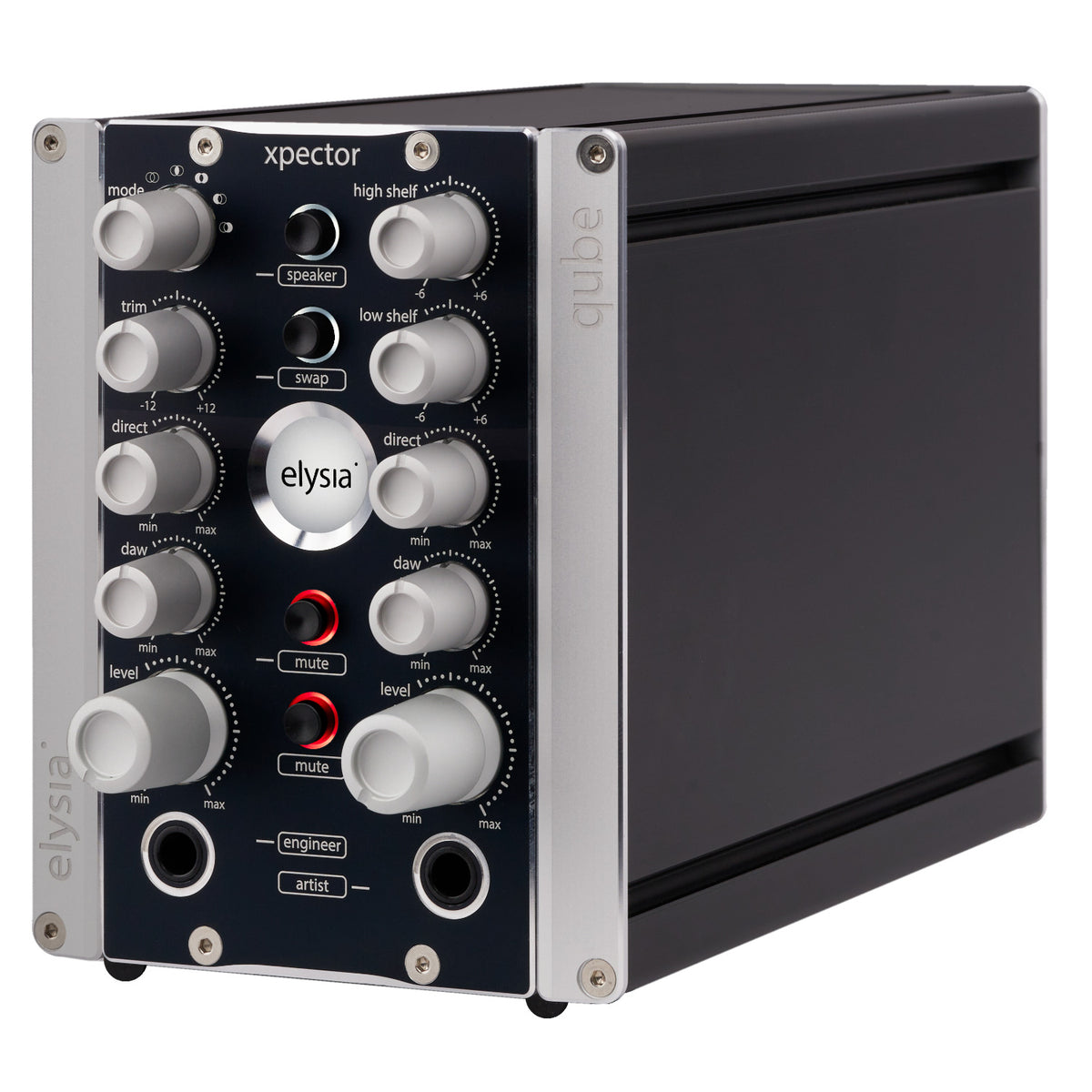 elysia xpector Qube 500 Series Headphone Amp with Desktop Chassis