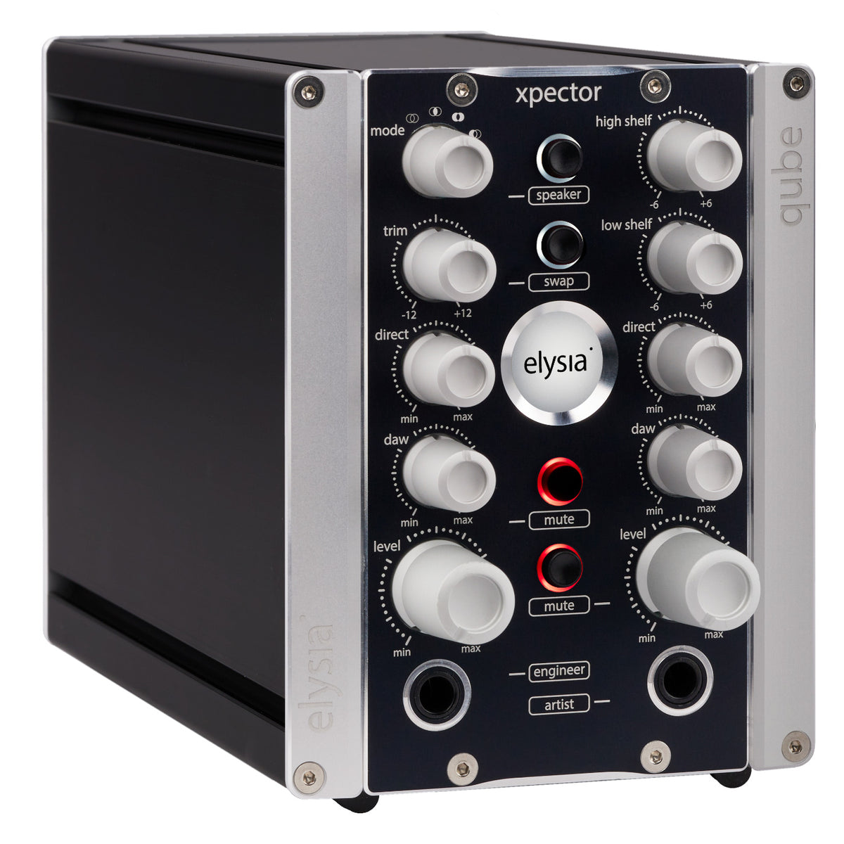 elysia xpector Qube 500 Series Headphone Amp with Desktop Chassis