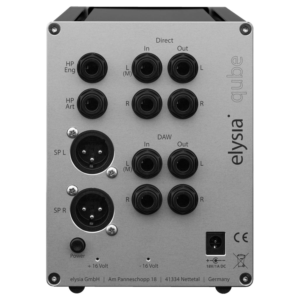 elysia xpector Qube 500 Series Headphone Amp with Desktop Chassis