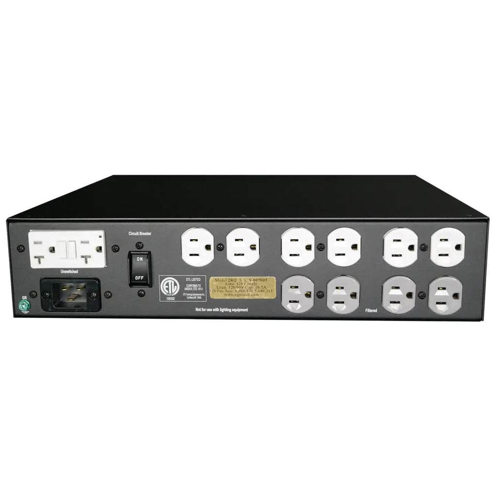 Equitech Model Q Power Conditioner - Black, 20 Amp, 120 V (Demo Deal)