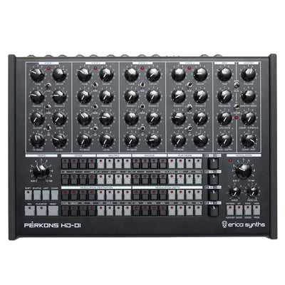 Erica Synths PERKONS HD-01 Drum Machine Synthesizer - Black