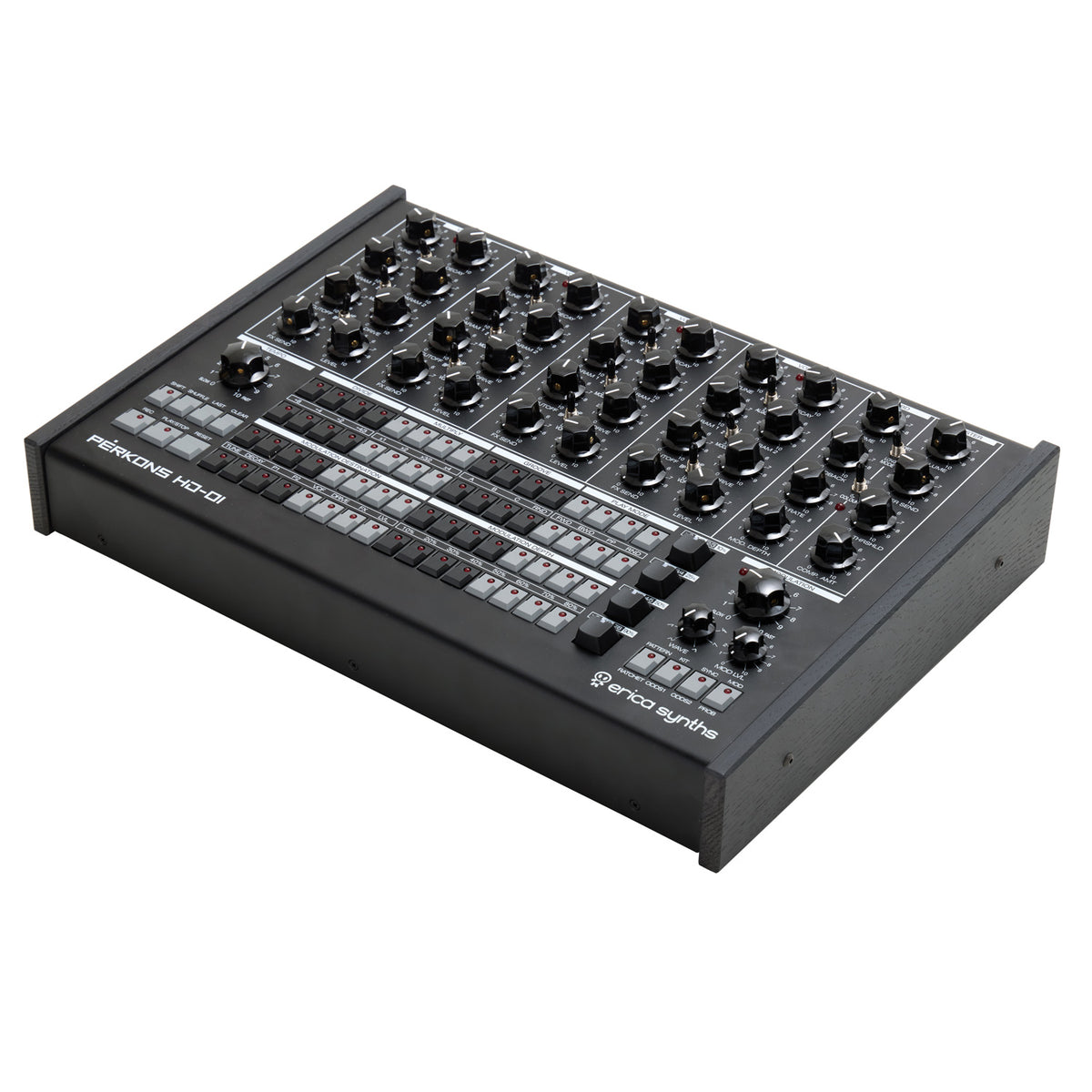 Erica Synths PERKONS HD-01 Drum Machine Synthesizer - Black