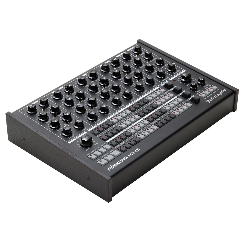 Erica Synths PERKONS HD-01 Drum Machine Synthesizer - Black