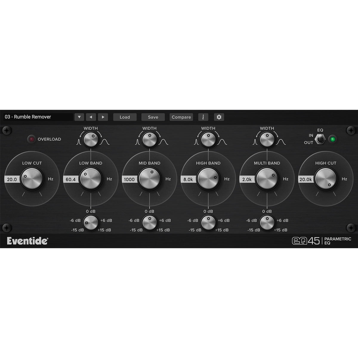 Eventide EQ45 Parametric EQ Plug-In - Electronic Delivery