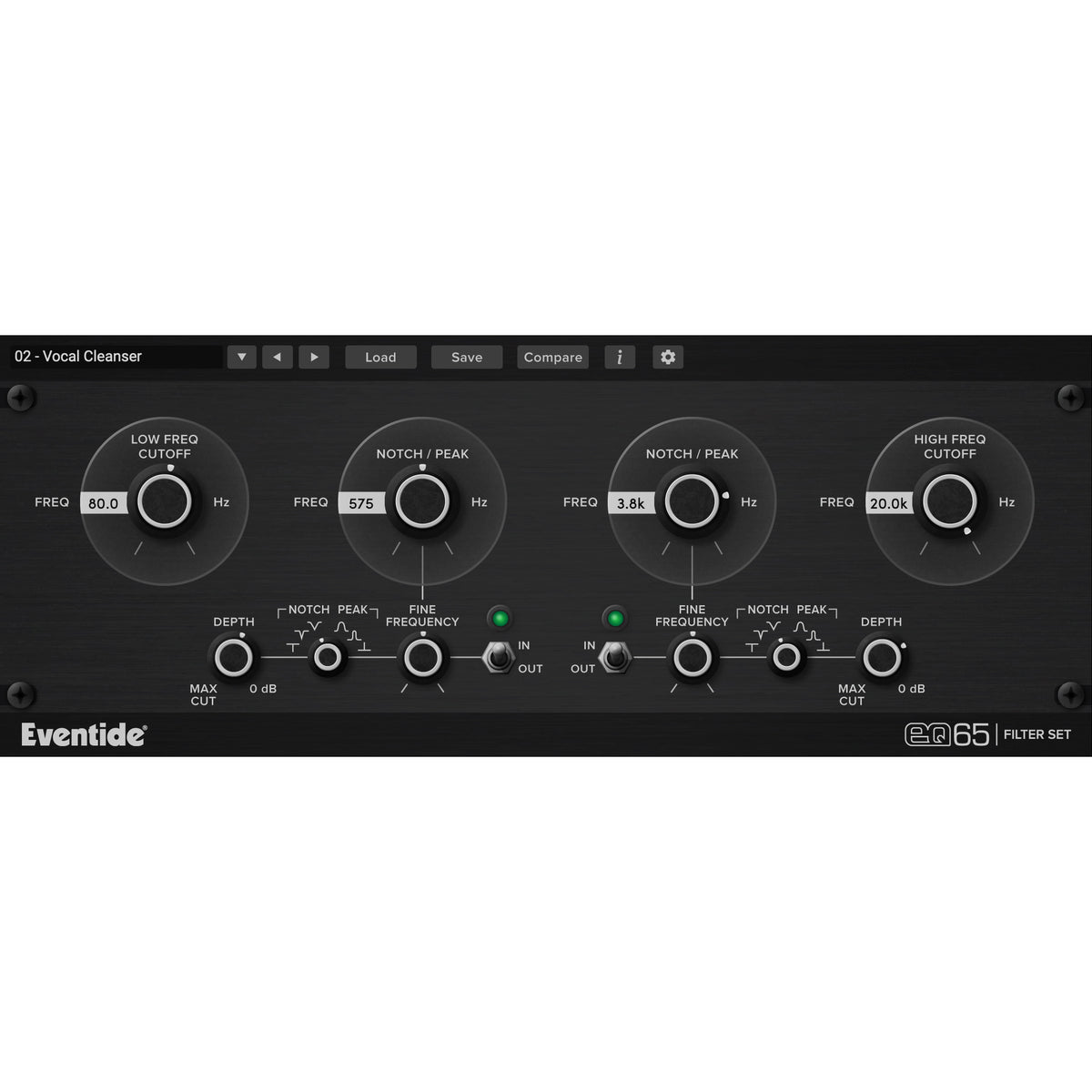Eventide EQ65 Urei 565 Filter Set Plug-In - Electronic Delivery