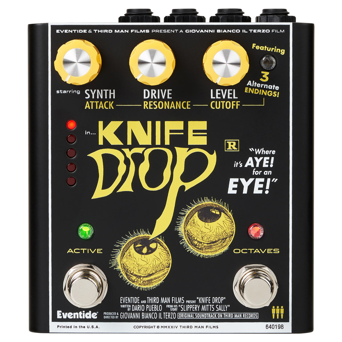 Eventide Knife Drop Fuzz Octave Pedal