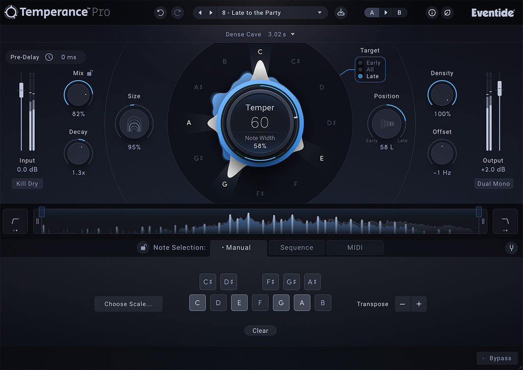 Eventide Temperance Pro Modal Reverb Plug-in - Electronic Delivery