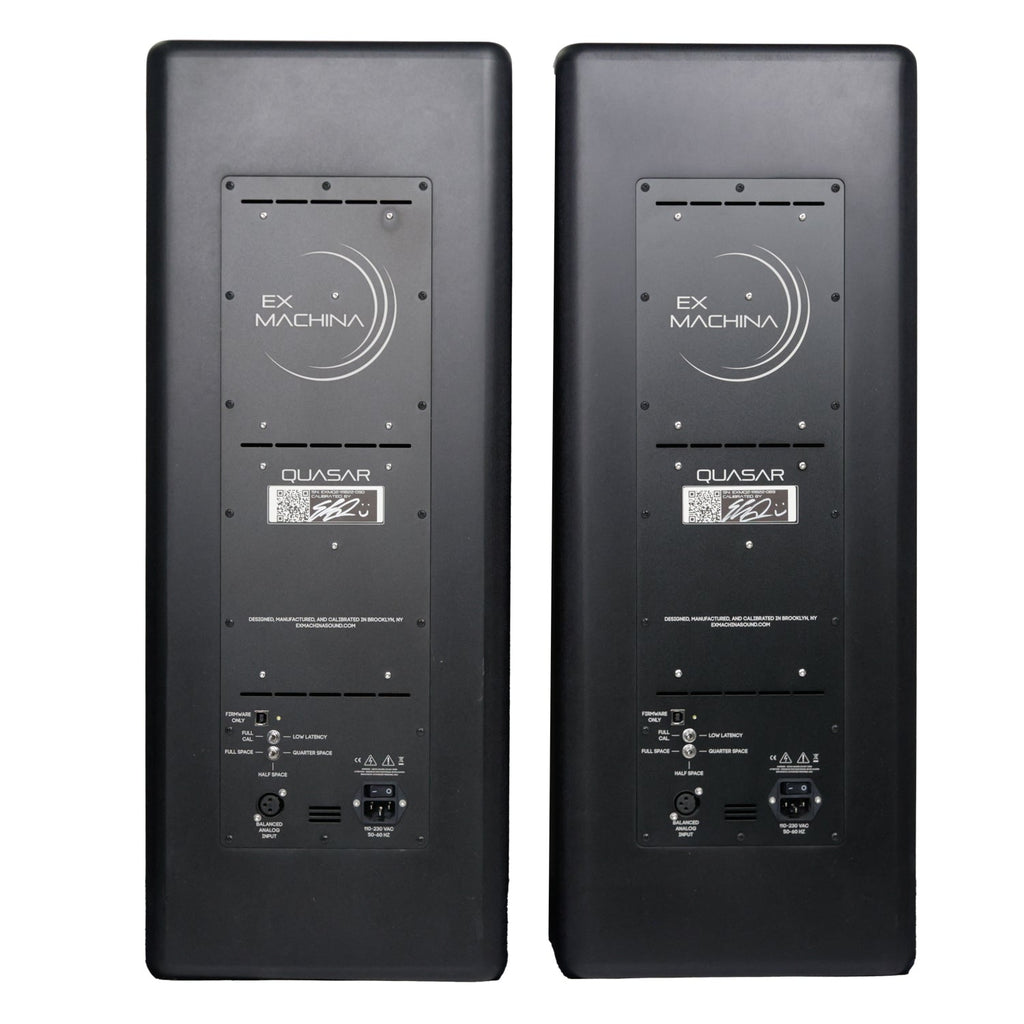 Ex Machina Quasar MKII 3-Way Active Studio Monitor - Pair #111822-089/111822-090 (Used-B)
